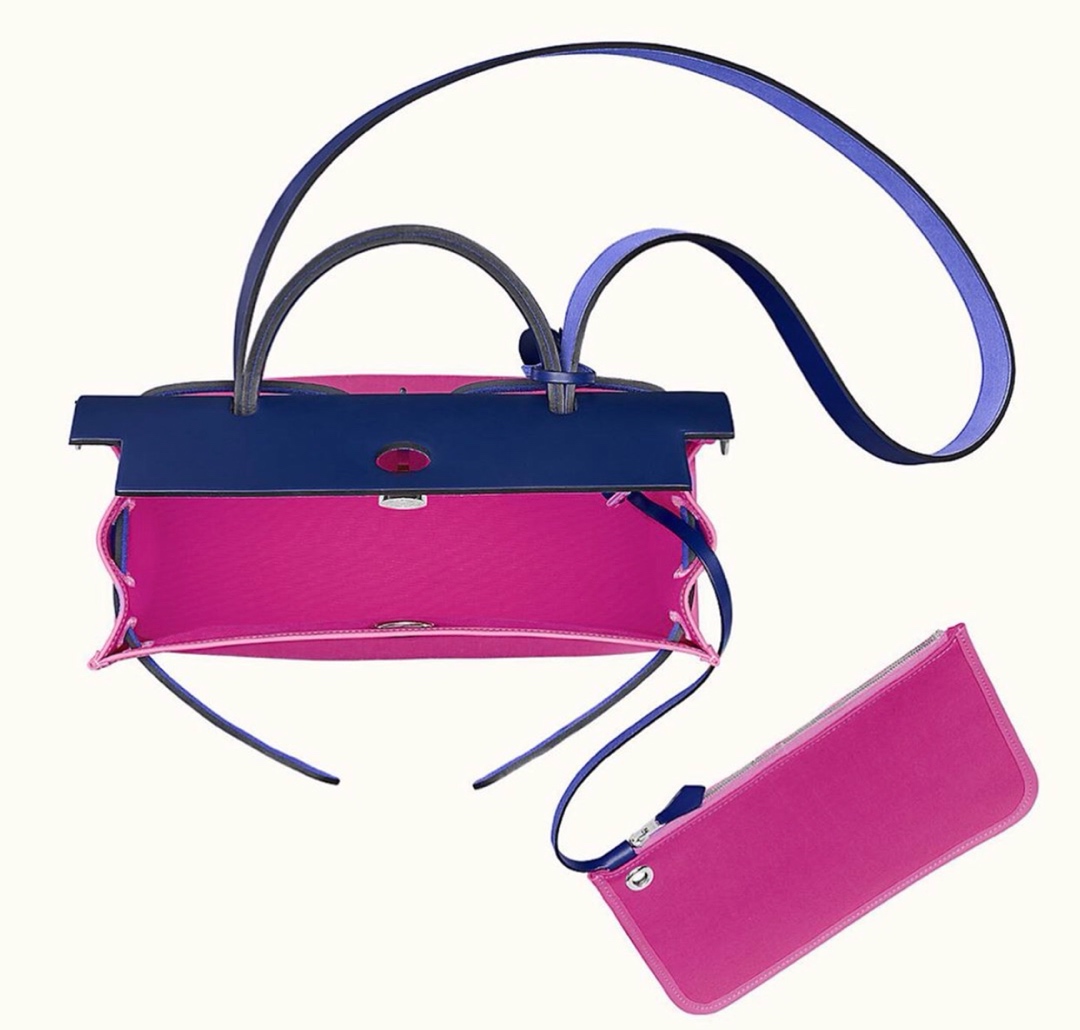 에르메스 에르백31 르투르네 아네몬느 블루인디고 은장